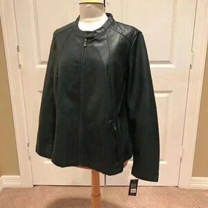 Truth of Touch Faux Leather Jacket